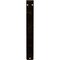 Ekena Millwork Fleur De Lis Wrought Iron Bracket, (Single center brace), Antiqued Brass 1 1/2"W x 7 1/2"D x 10"H BKTM01X07X10SFLABS - alternate 7